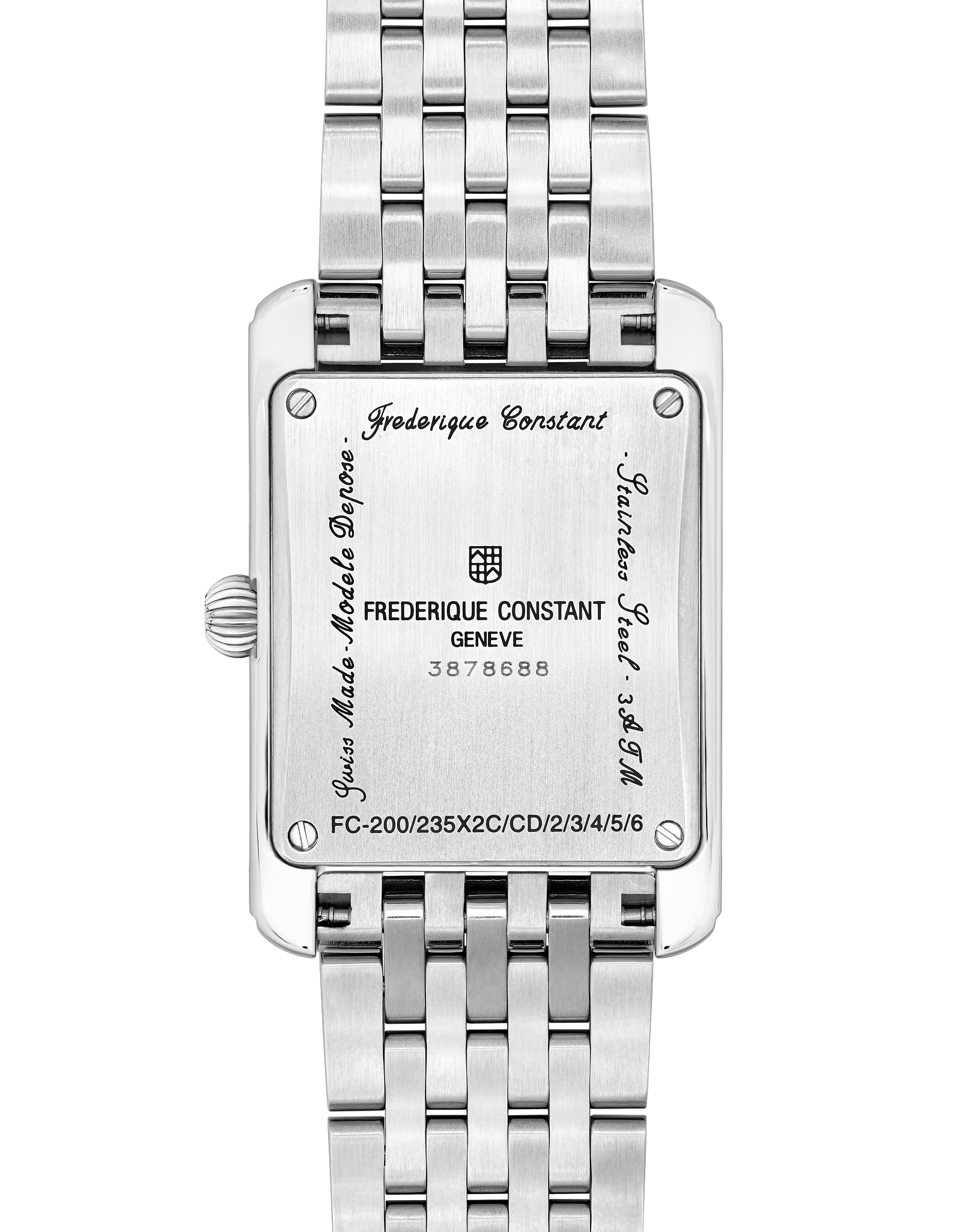 Classics Carrée Small Seconds Watch FC-235S2C6B | Frederique Constant